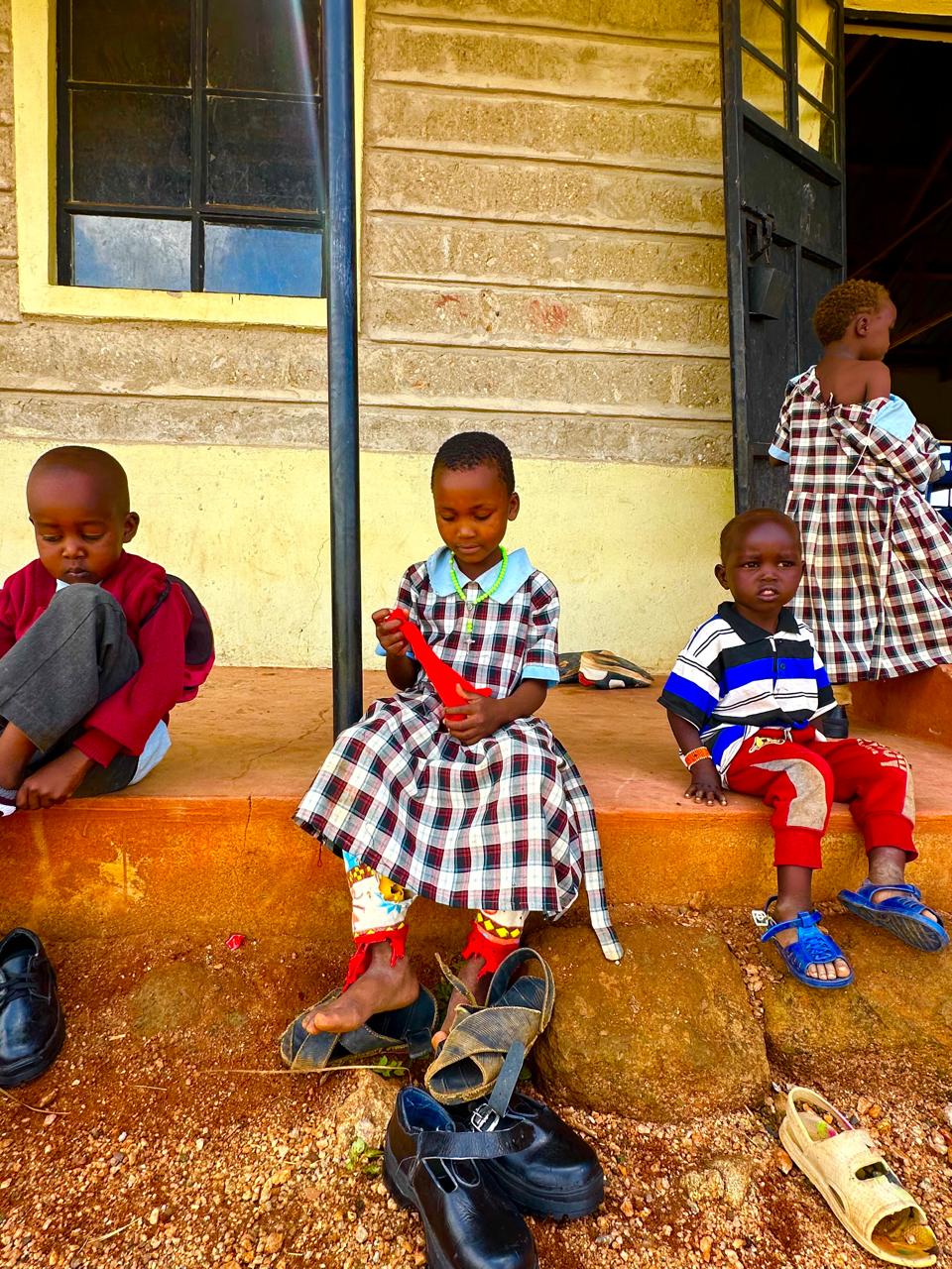 Girls participating in an Engolon Foundation activity