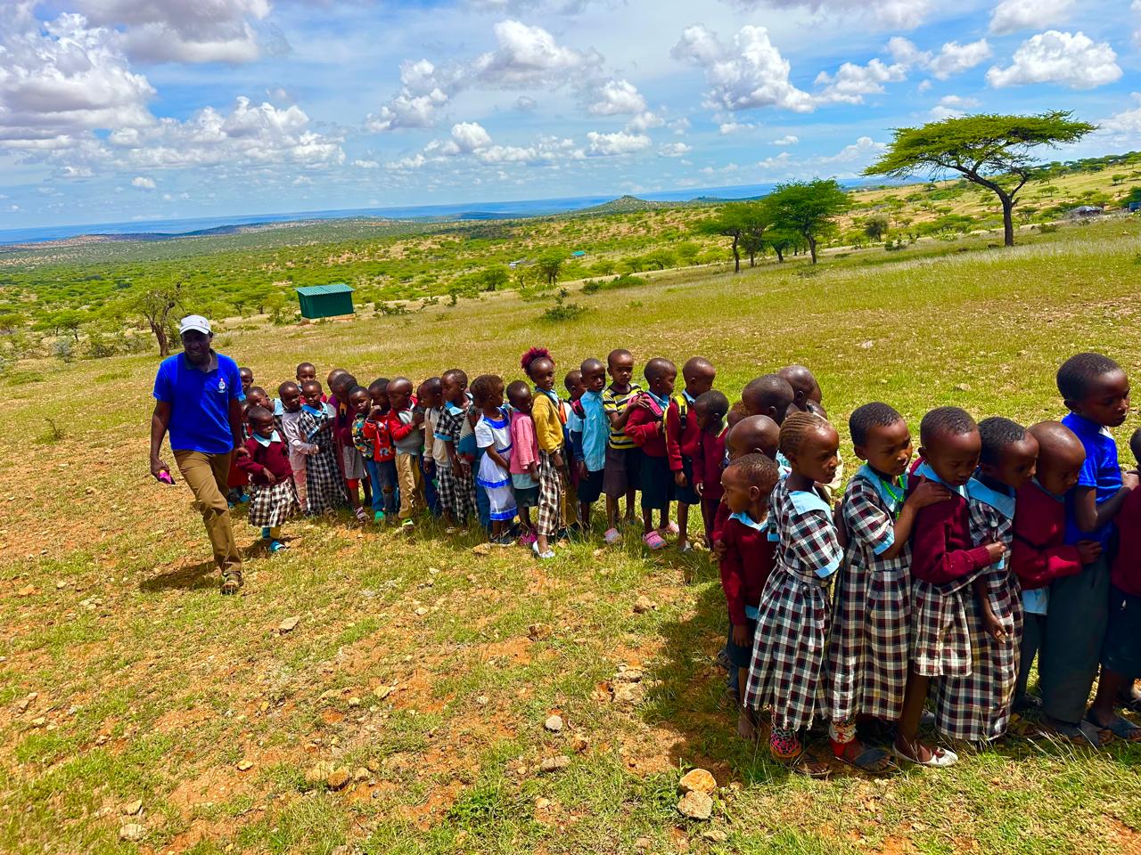 Girls supported by Engolon Foundation