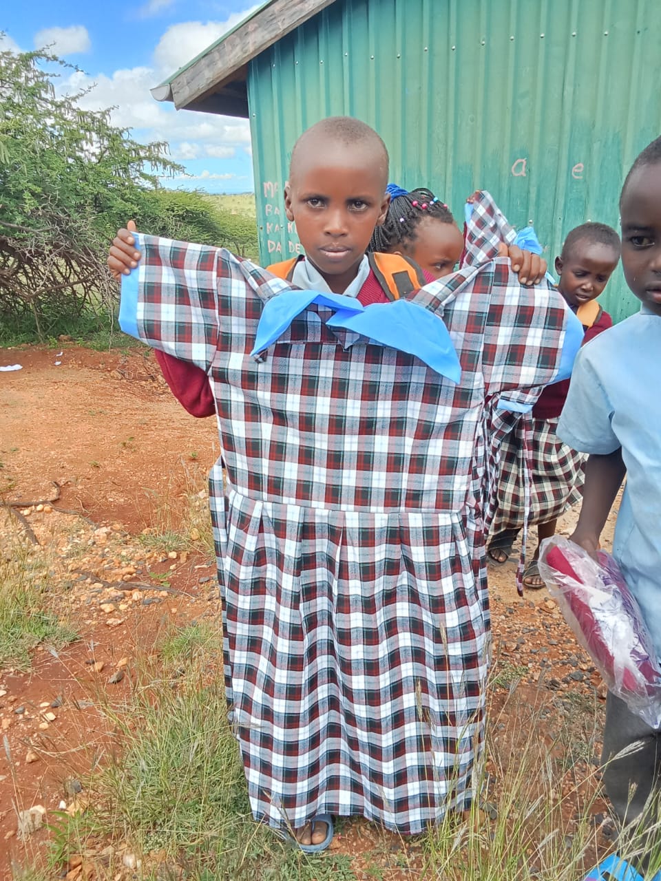 School uniform donation activity by Engolon Foundation